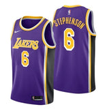 Los Angeles Lakers #6 Lance Stephenson Statement Purple Swingman Jersey