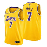 Los Angeles Lakers #7 JaVale McGee Icon Edition Gold Swingman Jersey