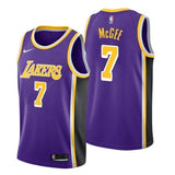 Los Angeles Lakers #7 JaVale McGee Statement Purple Swingman Jersey