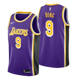 Los Angeles Lakers #9 Luol Deng Statement Purple Swingman Jersey