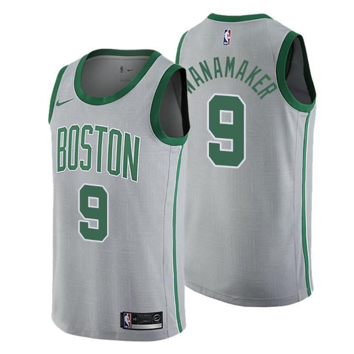 Boston Celtics Brad Wanamaker City Edition Gray Swingman Jersey