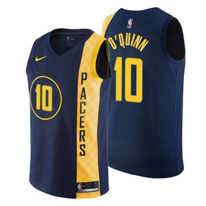 Indiana Pacers #10 Kyle O'Quinn City Edition Navy Swingman Jersey