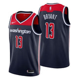Washington Wizards #13 Thomas Bryant Statement Navy Swingman Jersey