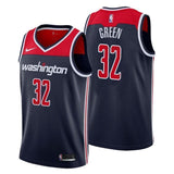 Washington Wizards #32 Jeff Green Statement Navy Swingman Jersey