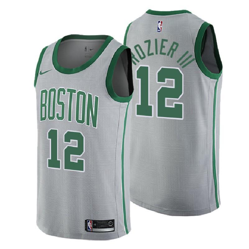 Boston Celtics Terry Rozier III City Edition Gray Swingman Jersey