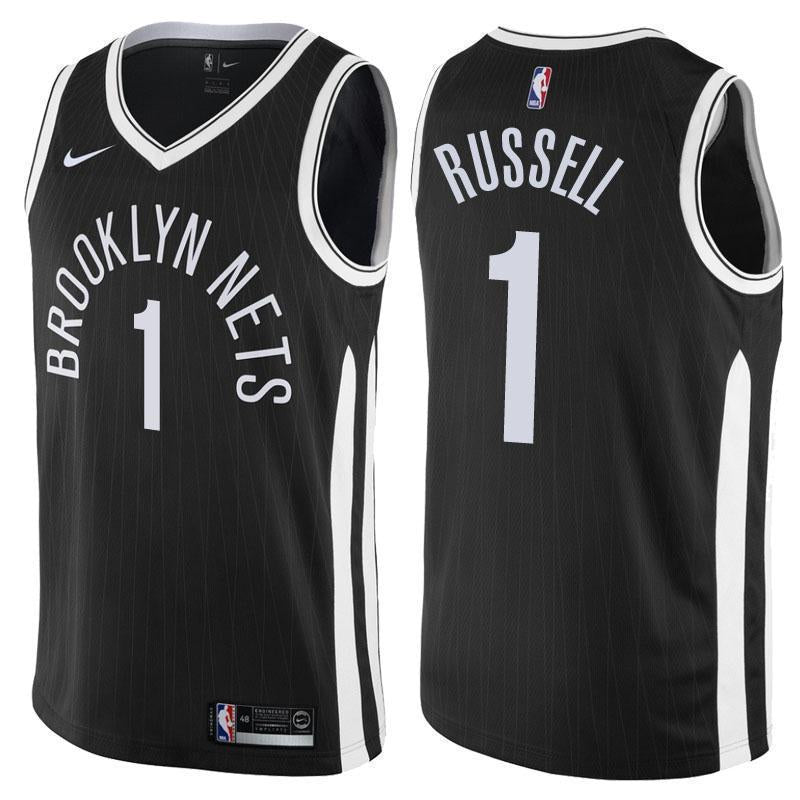 Brooklyn Nets D'Angelo Russell City Edition Black Swingman Jersey