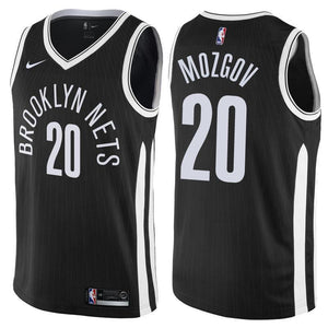 Brooklyn Nets Timofey Mozgov City Edition Black Swingman Jersey