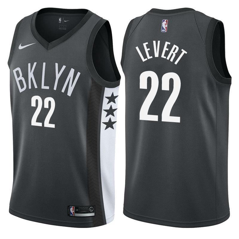 Brooklyn Nets Caris LeVert Statement Black Swingman Jersey