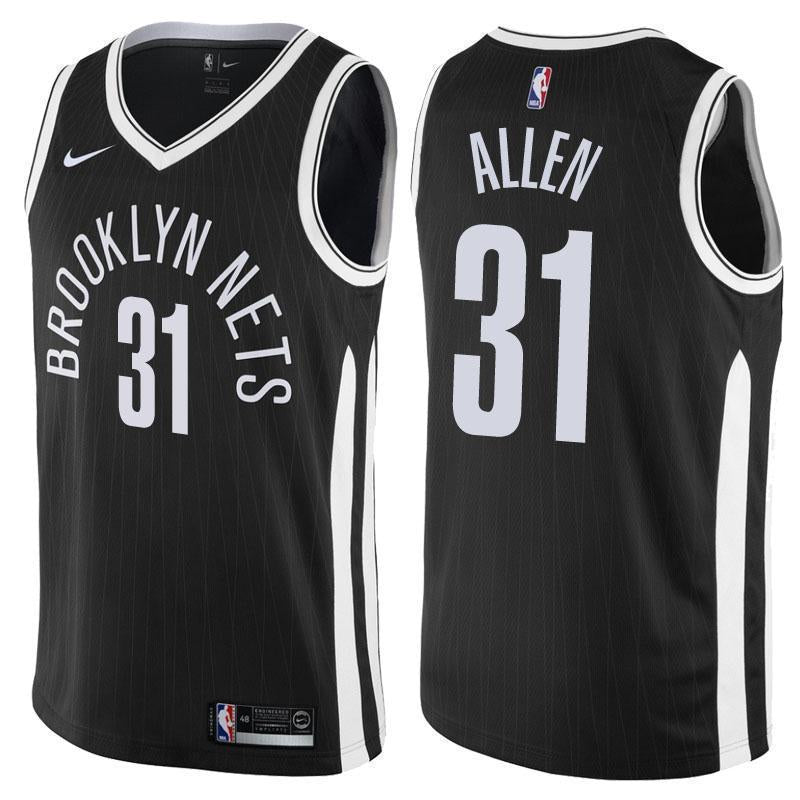 Brooklyn Nets Jarrett Allen City Edition Black Swingman Jersey