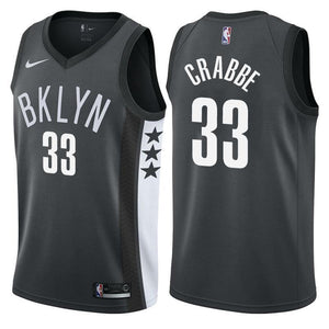 Brooklyn Nets Allen Crabbe Statement Black Swingman Jersey