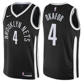 Brooklyn Nets Jahlil Okafor City Edition Black Swingman Jersey