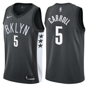 Brooklyn Nets DeMarre Carroll Statement Black Swingman Jersey