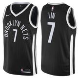 Brooklyn Nets Jeremy Lin City Edition Black Swingman Jersey