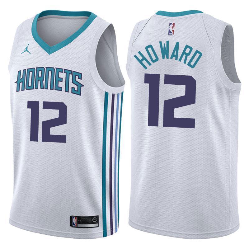 Charlotte Hornets Dwight Howard Association White Swingman Jersey