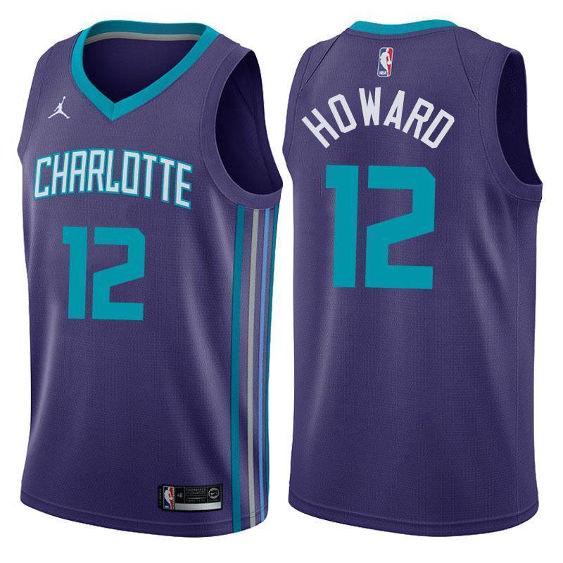 Charlotte Hornets Dwight Howard Statement Purple Swingman Jersey
