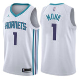 Charlotte Hornets Malik Monk Association White Swingman Jersey