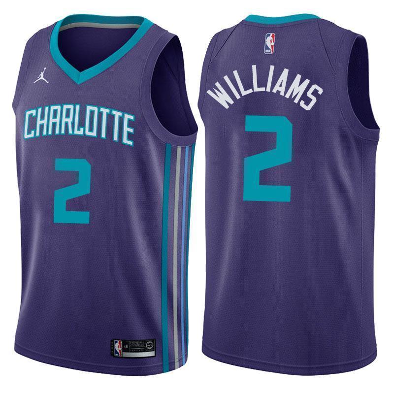 Charlotte Hornets Marvin Williams Statement Purple Swingman Jersey