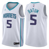 Charlotte Hornets Nicolas Batum Association White Swingman Jersey