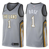 Cleveland Cavaliers Derrick Rose City Series Gray Swingman Jersey