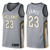 Cleveland Cavaliers #23 LeBron James City Series Gray Swingman Jersey