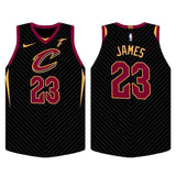 Cleveland Cavaliers #23 LeBron James Statement Black Swingman Jersey