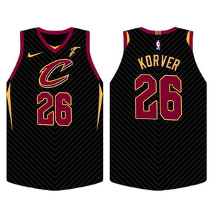 Cleveland Cavaliers #26 Kyle Korver Statement Black Swingman Jersey