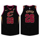 Cleveland Cavaliers #26 Kyle Korver Statement Black Swingman Jersey