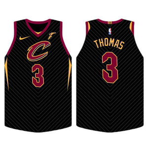 Cleveland Cavaliers Isaiah Thomas Statement Black Swingman Jersey