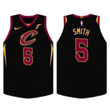 Cleveland Cavaliers #5 JR Smith Statement Black Swingman Jersey