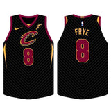 Cleveland Cavaliers #8 Channing Frye Statement Black Swingman Jersey