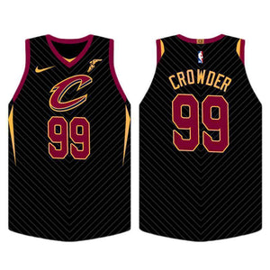 Cleveland Cavaliers #99 Jae Crowder Statement Black Swingman Jersey