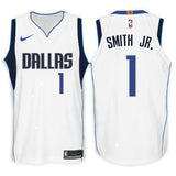 Dallas Mavericks #1 Dennis Smith Jr. Association White Swingman Jersey