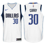 Dallas Mavericks #30 Seth Curry Association White Swingman Jersey