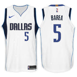 Dallas Mavericks #5 J.J. Barea Association White Swingman Jersey