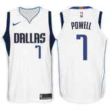 Dallas Mavericks #7 Dwight Powell Association White Swingman Jersey