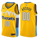 Denver Nuggets #00 Darrell Arthur Statement Gold Swingman Jersey