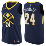 Denver Nuggets #24 Mason Plumlee City Edition Navy Swingman Jersey