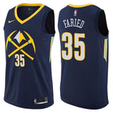 Denver Nuggets #35 Kenneth Faried City Edition Navy Swingman Jersey