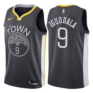 Golden State Warriors #9 Andre Iguodala Statement Gray Swingman Jersey