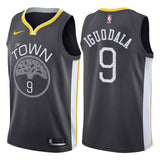 Golden State Warriors #9 Andre Iguodala Statement Gray Swingman Jersey