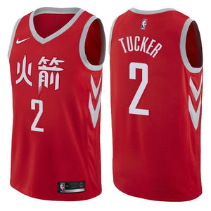 Houston Rockets #2 P.J. Tucker City Edition Red Swingman Jersey