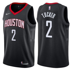 Houston Rockets #2 P.J. Tucker Statement Black Swingman Jersey