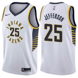 Indiana Pacers #25 Al Jefferson Association White Swingman Jersey