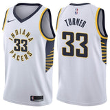 Indiana Pacers #33 Myles Turner Association White Swingman Jersey