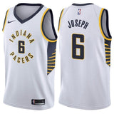 Indiana Pacers #6 Cory Joseph Association White Swingman Jersey