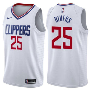Los Angeles Clippers #25 Austin Rivers Association White Swingman Jersey