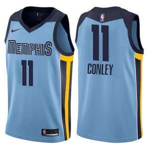Memphis Grizzlies #11 Mike Conley Statement Blue Swingman Jersey