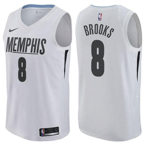 Memphis Grizzlies #8 MarShon Brooks City Edition White Swingman Jersey