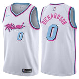 Miami Heat #0 Josh Richardson City Edition White Swingman Jersey