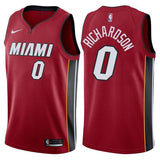 Miami Heat #0 Josh Richardson Statement Red Swingman Jersey